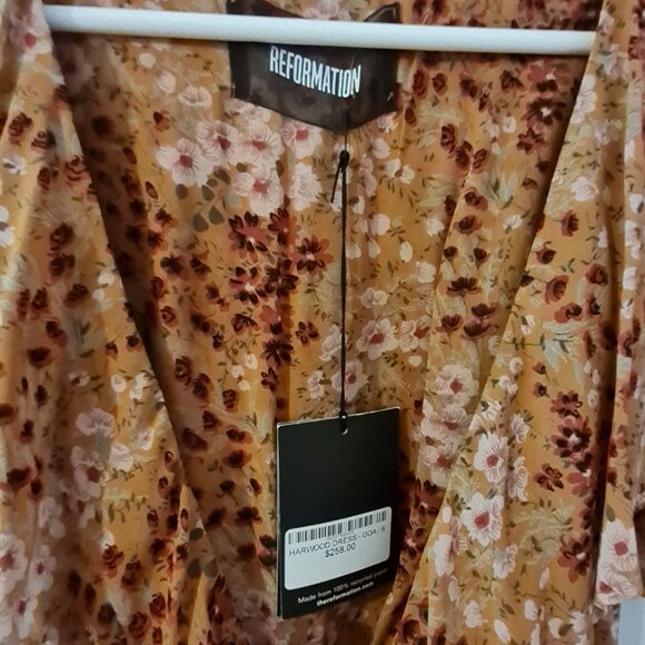 Reformation Harwood Dress GOA Size Small NWT - Picture 5 of 11